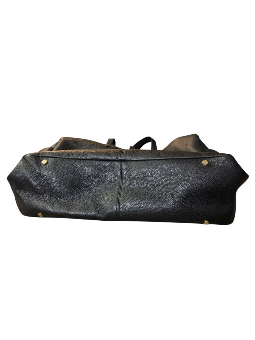 Cuyana Triple Zipper Weekender Bag Black Italian Leather Used Large - Picture 13 of 16
